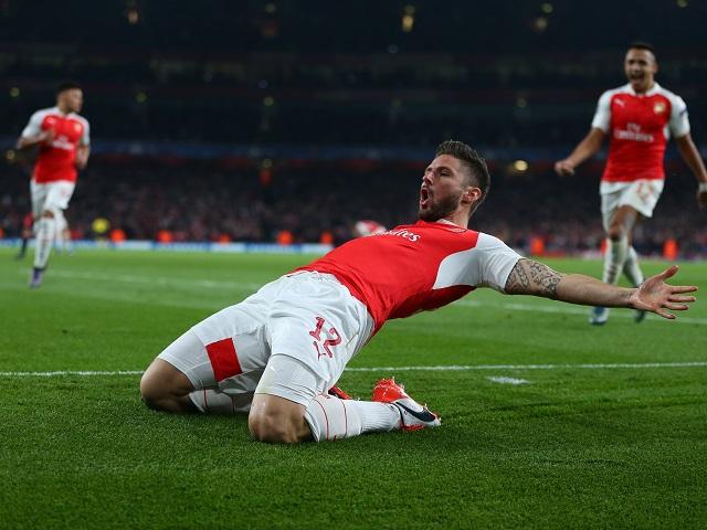 Will Olivier Giroud be celebrating another goal when Arsenal face Spurs?